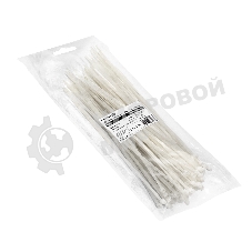 Стяжка (хомут) нейлоновая ExeGate EX293137RUS CV66-450x7.5W (нейлон 6.6, 450x7.5 мм, неоткрывающаяся, halogen free, -40°C - +85°C, белая, 100 шт)