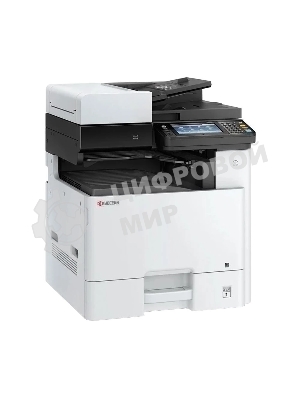 МФУ лазерное Kyocera Ecosys M8130cidn (1102P33NL0), А3, цветной, печ. до 30 стр/мин. (А4) до 15 стр/мин. (А3), скан. до50 стр/мин., 1200 x 1200 dpi (печать) 600x600dpi (скан.), USB, RJ-45, NFC, Air Print, Mopria