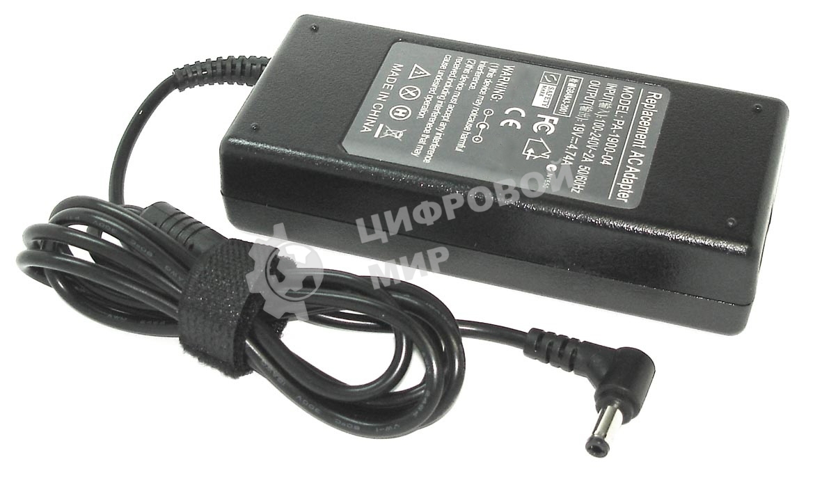 Блок питания (сетевой адаптер) для ноутбуков Delta 19V 4.74A 5.5x2.5 REPLACEMENT