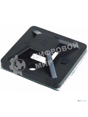 Площадка самоклеящаяся Rexant 20х20 мм, черная (10 шт/уп)