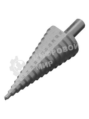 Сверло ступенчатое по металлу Сибртех 4-6-8-10-12-14-16-18-20-22-24-26-28-30-32 мм, 4241