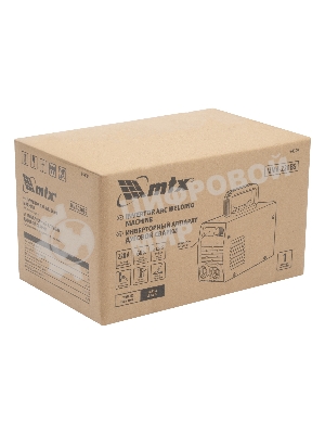 Инверторный аппарат дуговой сварки MTX MMA-220BS, 220 А, ПВ 60%