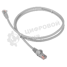 Патч-корд LANMASTER LSZH UTP cat.5e, 15 м, серый