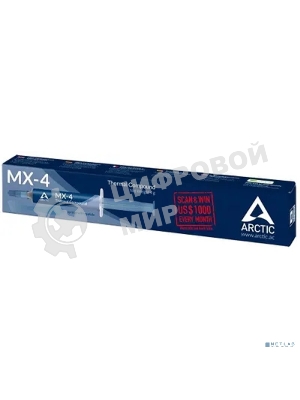 Термопаста Arctic MX-4 Thermal Compound 4-graмм with spatula (ACTCP00031B)