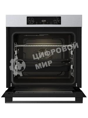 Встраиваемые электрические духовки GORENJE/59.5 х 59.5 x 56.4 см, 77 л, приготовление с паром, нержавеющая сталь