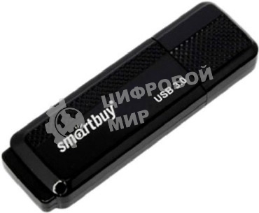 Флешка USB Smartbuy V-Cut DOCK BLACK (SB64 GbDK-K3), 64 Gb, USB 3.1 Gen 1, R/W 75/25, черный