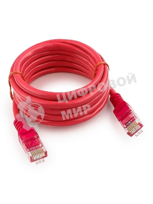 Патч-корд UTP Cablexpert cat.5e, 2м, литой, многожильный, розовый