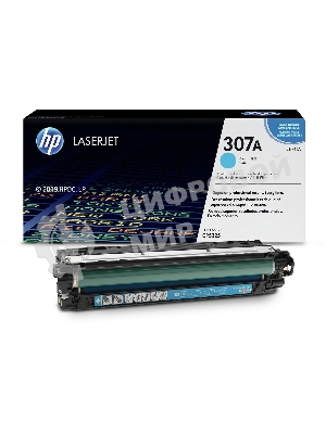 Картридж лазерный HP CE741A голубой Color LJ CP5225 (7300 стр.)