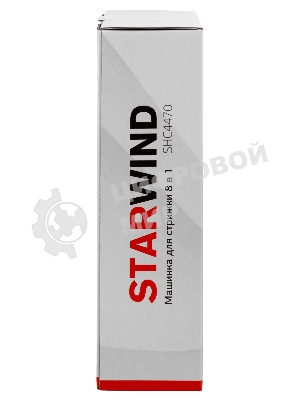 Машинка для стрижки Starwind SHC 4470 красный 3Вт (насадок в компл:2шт)