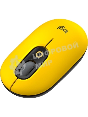 Мышь беспроводная Logitech POP Mouse желтый, 4000 dpi, Bluetooth, кнопки - 4