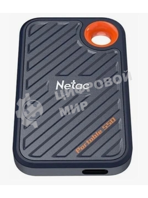 Внешний SSD Netac ZX20, 1TB, USB 3.2 Gen 2x2 Type-C, R/W 2000/1800, черный