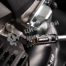 Головка торцевая свечная Gross магнитная, 12-гранная, 16 мм, под квадрат 1/2