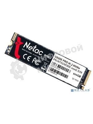 Накопитель SSD Netac N930E Pro, 256Gb, PCIe 3.1 x4, M.2 2280, NVMe, R/W 2040/1270