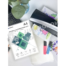 Пленка для ламинирования ГЕЛЕОС, А4, 125 мкм 30 шт./Пленка для ламинирования A4, 216х303 (125 мкм) глянцевая 30 шт LPA4-125-30