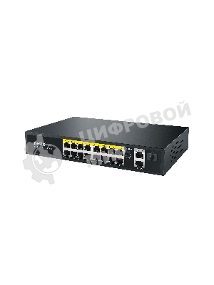 Коммутатор Netis 16PORT 10/100M 16POE+2XGE+SFP P116GH