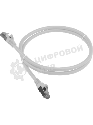 Патч-корд LANMASTER LSZH FTP кат.6, 2.0 м, белый