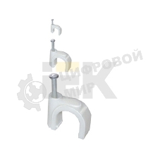 Скоба креп. круглая R9 (уп. 100 шт) ИЭК USK11-09-100