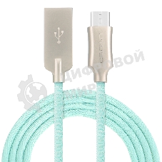Кабель Crown USB - USB Type-C CMCU-3132C light blue