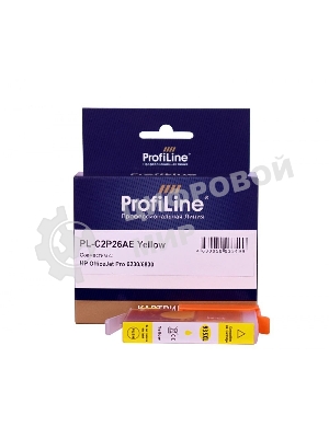 Картридж струйный ProfiLine PL-C2P26AE (№935XL) для принтеров HP OfficeJet Pro 6230/6830 с чернилами на водной основе Yellow
