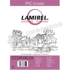 Обложки Lamirel Transparent A4, PVC, синие, 150 мкм, 100 шт.