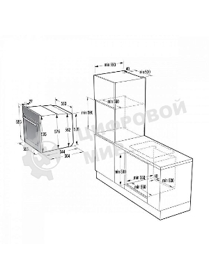 Встраиваемая электрическая духовка Gorenje BP6138B, объем 77 л, макс. температура 320 градусов, сенсорное/поворотное управление, Wi-Fi, пиролитическая очистка, телескопические направляющие на одном уровне, термощуп, AirFry, автоматические программы, динамическая система охлаждения, многоуровневое приготовление, PerfectGrill, энергоэффективность А+, черный
