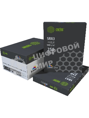 Бумага Cactus CS-LPSRA3160250 SRA3/160г/м2/250л./белый для лазерной печати