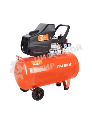 Компрессор Patriot EURO 50/2601.8кВт 220В 260л/мин 50л выход быстросъем елочка 8мм