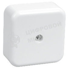 Коробка КМ41206-01 распаячная IEK UKO10-050-050-020-K01 для о/п 50х50х20 мм белая (4 клеммы 3 мм2)