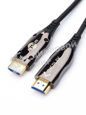 Кабель HDMI 30 м (HIGH speed, Metal gold, Optical) 8K VER 2.1 Кабель HDMI 30 м (HIGH speed, Metal gold, Optical) 8K VER 2.1