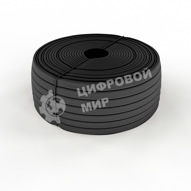 Трубка кембрик ТВ-40 ПВХ Rexant черный, Ø 6 мм