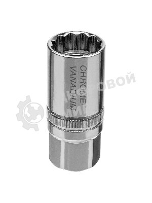Головка торцевая свечная Gross магнитная, 12-гранная, 21 мм, под квадрат 1/2