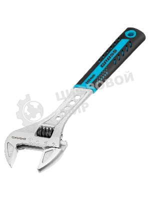 Ключ разводной Gross 15562 250 мм,CrV, двухкомпонентная ручка