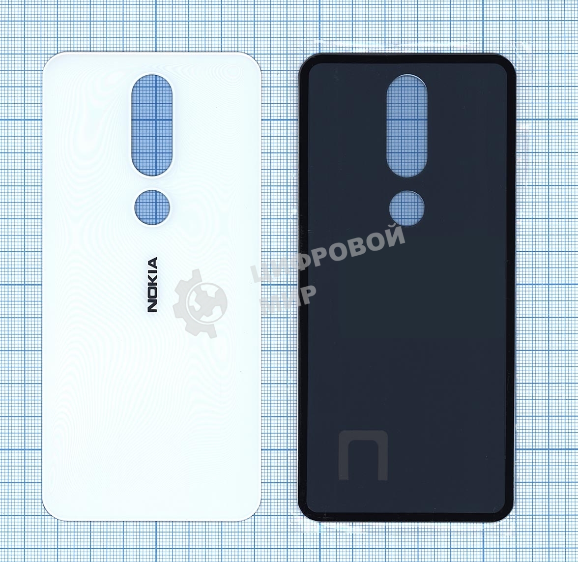 Задняя крышка для Nokia X6 белый