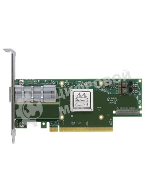 Адаптер Infiniband ConnectX®-6 VPI adapter card, HDR IB (200Gb/s) and 200GbE, single-port QSFP56, PCIe4.0 x16, tall bracket