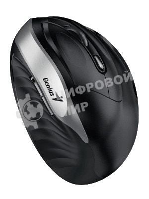 Мышь беспроводная Genius Ergo 8250S серебристый, 1600 dpi, радиоканал, USB, кнопки - 6