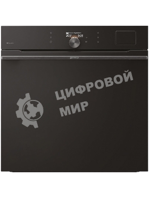 Встраиваемая электрическая духовка Gorenje BFS6148B, объем 77 л, макс. температура 230 градусов, сенсорное/поворотное управление, Wi-Fi, пар (FullSteam), сувид, AirFry, автоматические программы, телескопические направляющие на одном уровне, термощуп, динамическая система охлаждения, многоуровневое приготовление, PerfectGrill, энергоэффективность А+, черный