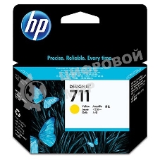 Картридж струйный HP №711 CZ132A желтый для HP DJ T120/T520 (29мл)