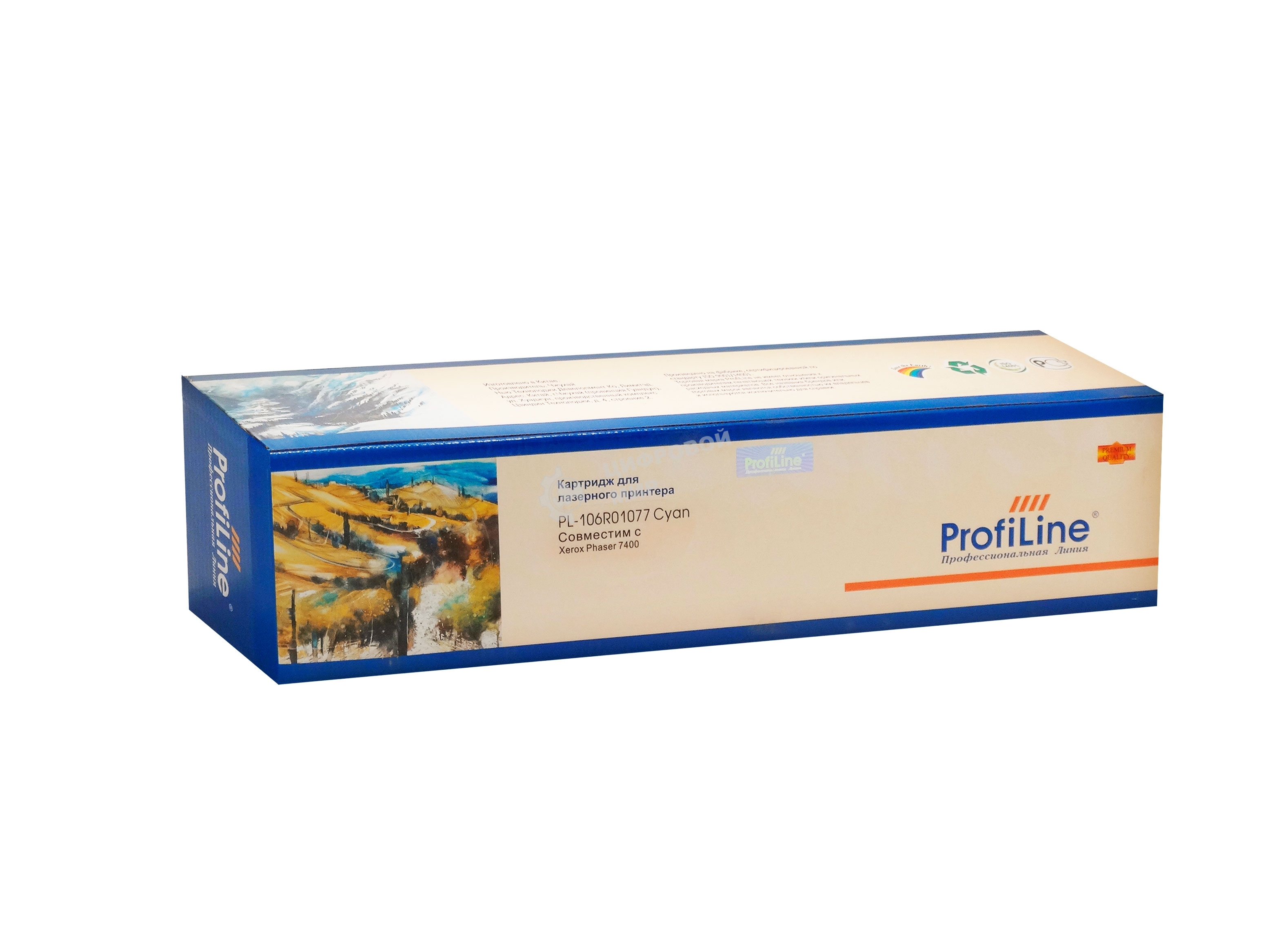 Картридж лазерный ProfiLine PL-106R01077 для принтеров Rank Xerox Phaser 7400 голубой 15000 копий