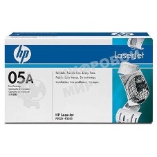 Картридж лазерный HP CE505A черный LJ P2055/P2035 (2300 стр.)