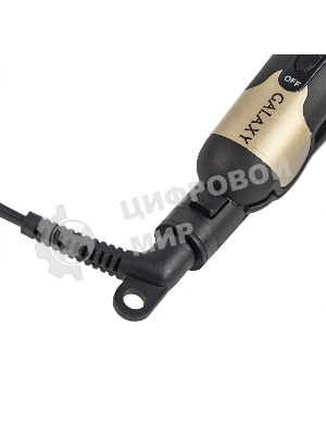 Выпрямитель для волос Galaxy Line GL 4519 черный/золотистый, 24 мм, 180 °C, 1 режим