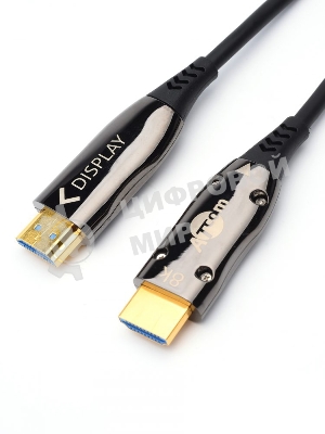 Кабель HDMI 30 м (HIGH speed, Metal gold, Optical) 8K VER 2.1 Кабель HDMI 30 м (HIGH speed, Metal gold, Optical) 8K VER 2.1