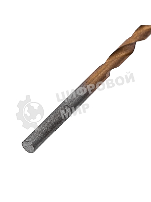 Сверло по металлу Matrix, 3 мм, HSS, нитридтитановое покрытие, цилиндрический хвостовик