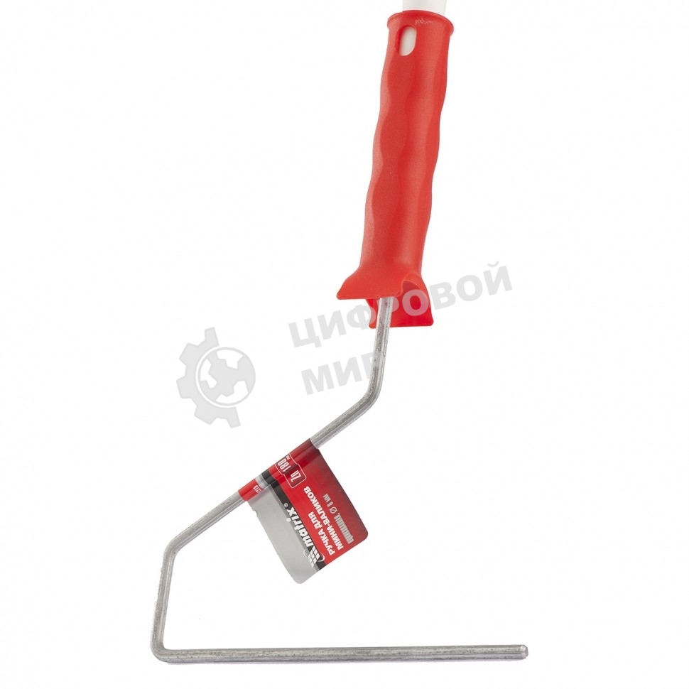 Ручка для валиков Matrix 180 мм, D ручки - 6 мм, оцинкованная