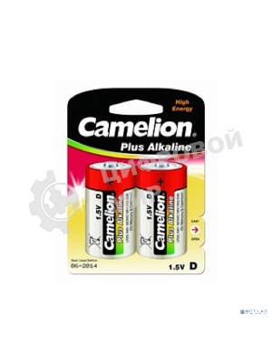 Батарейка Camelion LR20 Plus Alkaline BL-2 1.5В