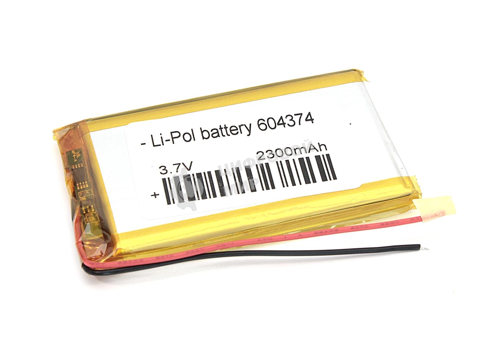 Портативный аккумулятор Li-Pol (батарея) 6*43*74мм 2pin 3.7V/2300mAh