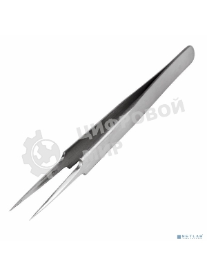 Пинцет прямой с закругленными кончиками Rexant 125 мм (блистер)