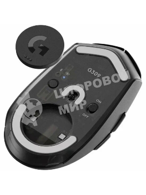 Мышь беспроводная Logitech G309 Lightspeed черный, 25600 dpi, радиоканал, Bluetooth, USB, кнопки - 6