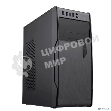 Компьютерный корпус PowerCool без ТМ, S1008BK-2U3C-NP NP (MidiTower, БЕЗ БП, черный, 2*USB3.0+2*USB Type-C +HD Audio)