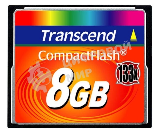 Флеш карта CF 8Gb Transcend TS8GCF133 w/o adapter