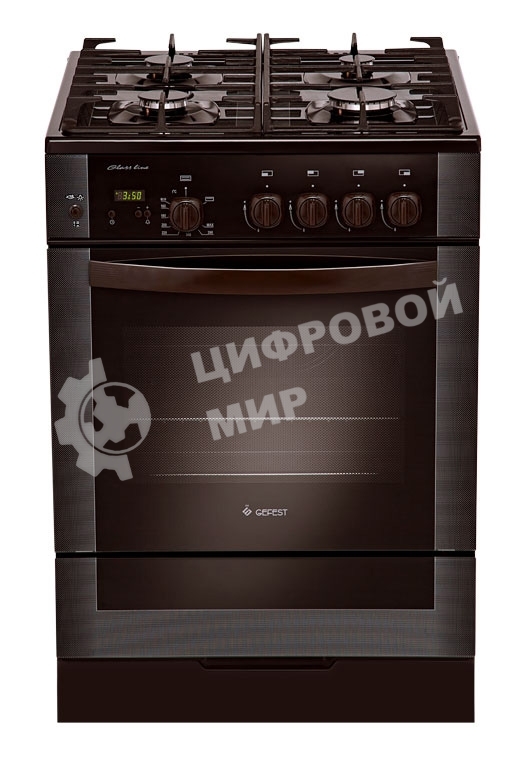 Плита газовая Gefest ПГ 6500-03 0045 коричневый, конфорок 4 шт, духовка 52 л, 60 см x 85 см x 60 см